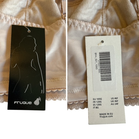 Lot of 3 Frugue Bras 2 Minimizer 1 Back Support.The first 2 are NWT 3rd NWOT 46F - Picture 7 of 11